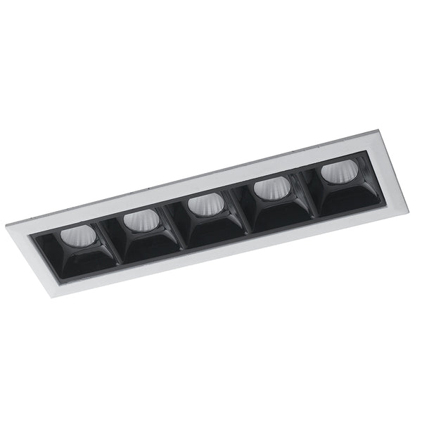 online Faretti Modulo a Incasso Controsoffitto Bianco Nero Lucido Led 10 watt Luce Naturale