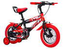 Bicicletta per Bambino 12" 2 Freni V-Brake Magik-Bike Start Pro Rossa e Nera-1