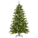 Albero di Natale Artificiale H210 cm 1914 Rami con Luci LED Verde-1