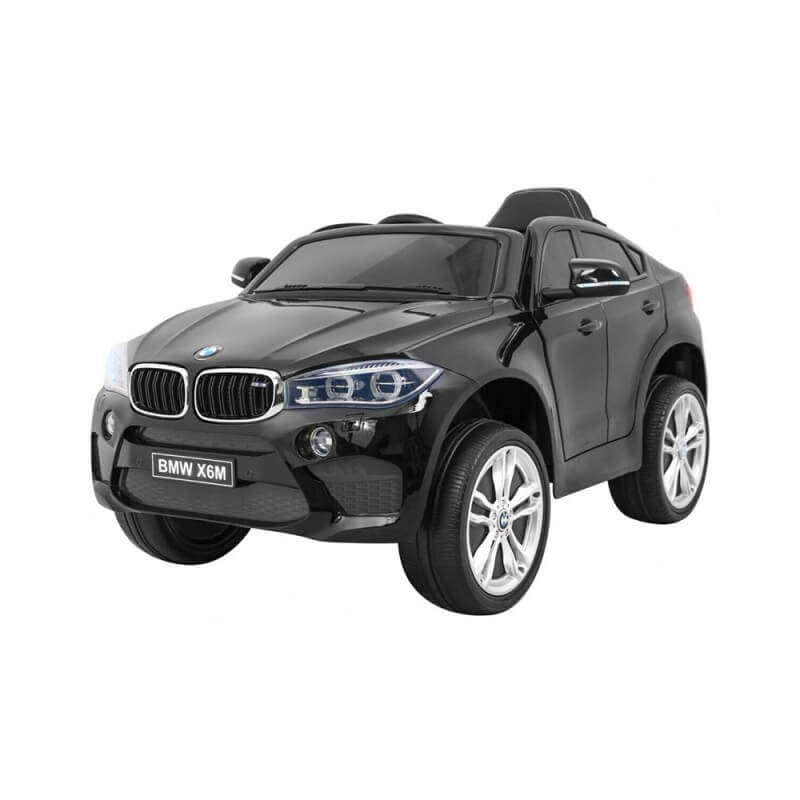 Macchina Elettrica per Bambini 12V BMW X6M Nero-1