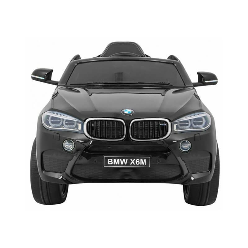 Macchina Elettrica per Bambini 12V BMW X6M Nero-2