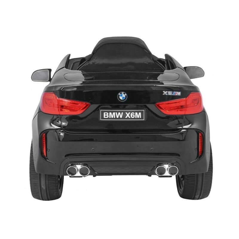 Macchina Elettrica per Bambini 12V BMW X6M Nero-3