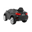 Macchina Elettrica per Bambini 12V BMW X6M Nero-6