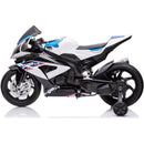 Moto Elettrica per Bambini 12V BMW HP4 Race Bianco-2