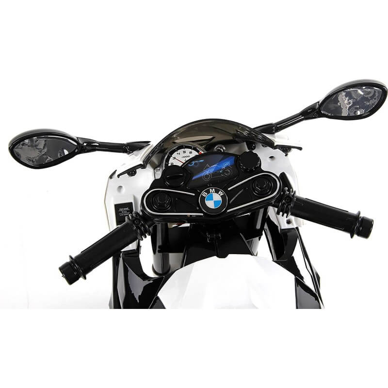 Moto Elettrica per Bambini 12V BMW S1000RR Nera-8