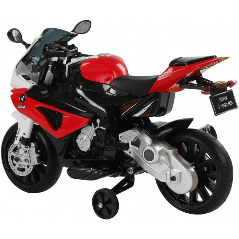 Moto Elettrica per Bambini 12V BMW S1000RR Rossa-4