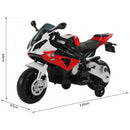 Moto Elettrica per Bambini 12V BMW S1000RR Rossa-5