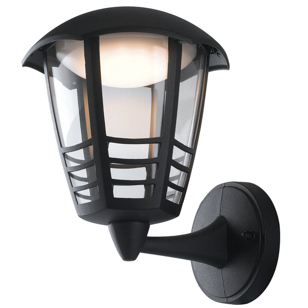 prezzo Lanterna Verso Alto con Griglia Alluminio Nero Diffusore Policarbonato Led 12 watt Luce Naturale