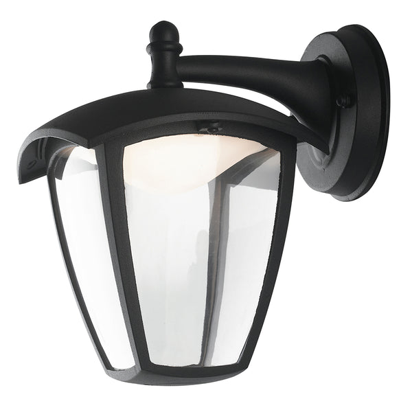 Lanterna Verso Basso Alluminio Nero Diffusore Policarbonato Esterno Led 12 watt Luce Naturale online