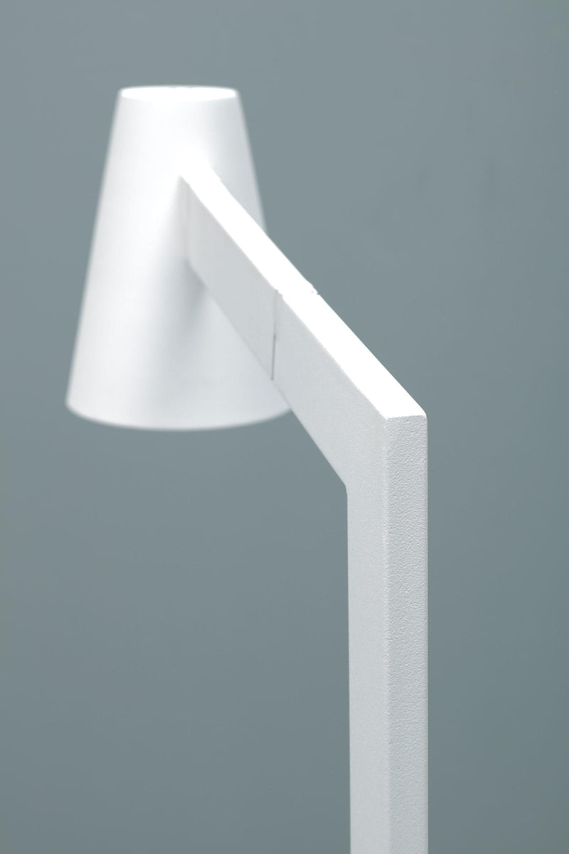 Lampada da Tavolo 42x15xH60,5 cm in Metallo Kobi Bianco-5