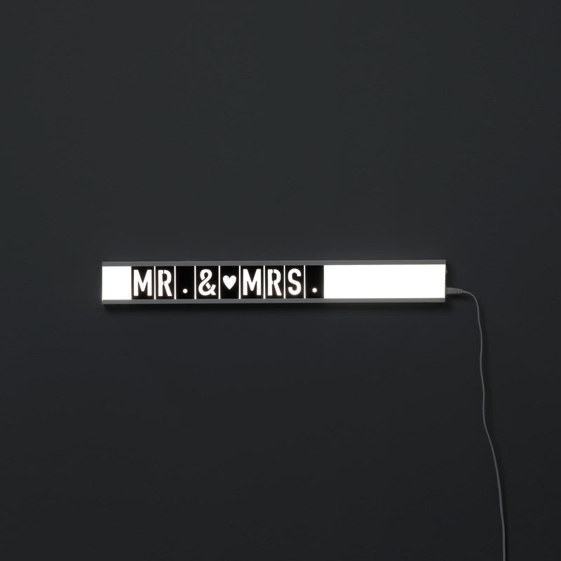 Lampada da Tavolo a LED 3x80xH10 cm in Metallo Ciak Bianco-3