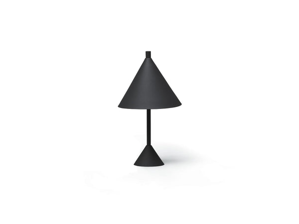 sconto Lampada da Tavolo a LED Ø25xH45 cm in Metallo Indi Nero