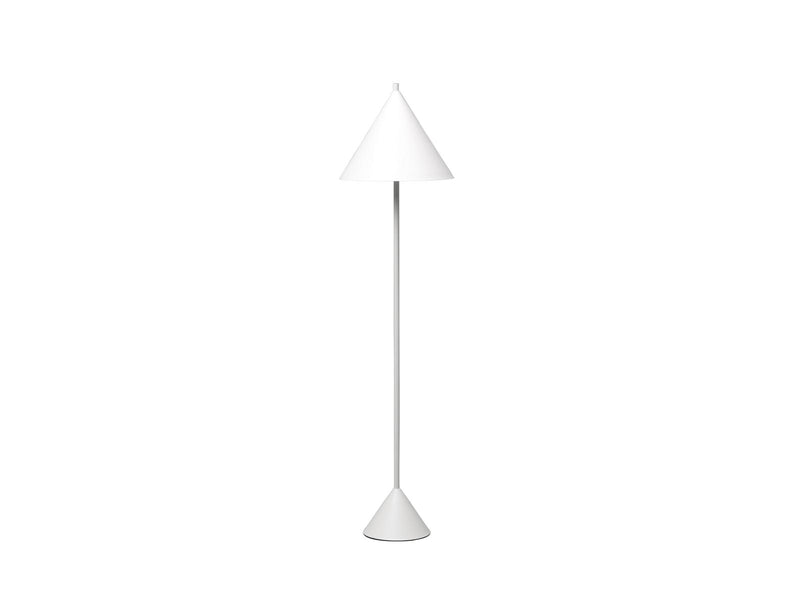 Lampada da Terra Ø40xH156 cm in Metallo Indi Bianco-1