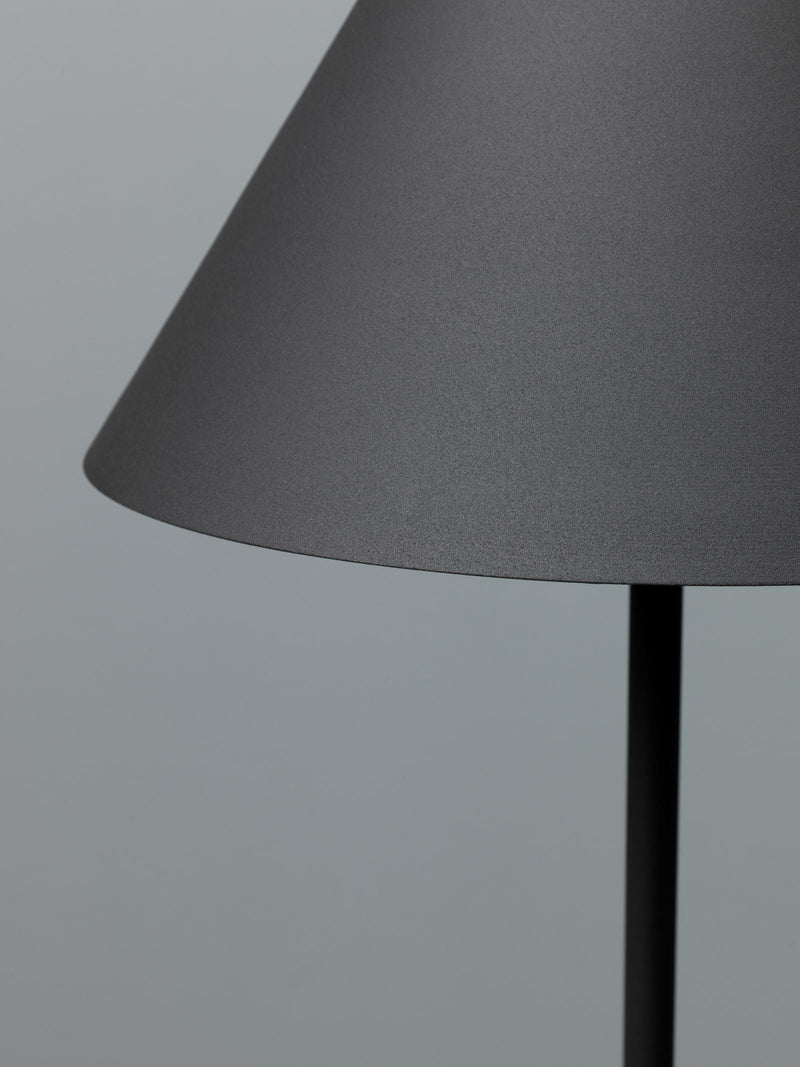 Lampada da Terra Ø40xH156 cm in Metallo Indi Nero-3