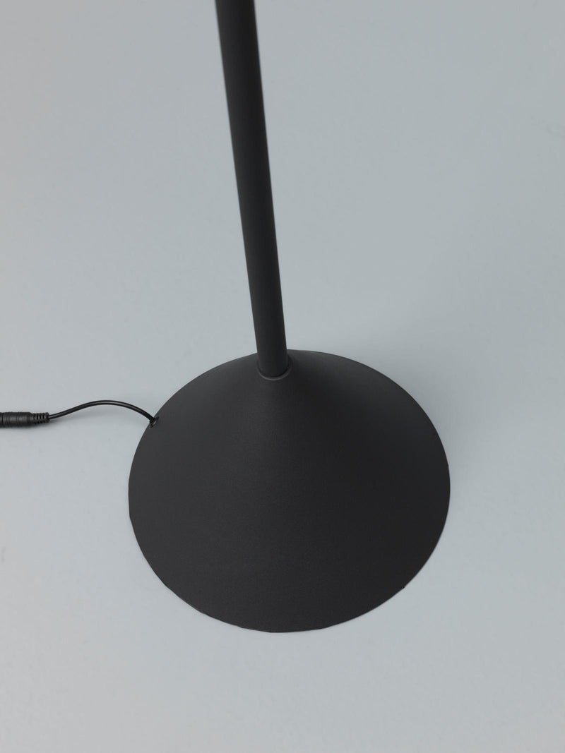 Lampada da Terra Ø40xH156 cm in Metallo Indi Nero-4