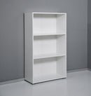 Libreria 3 Ripiani 70x29,8x119 cm in Truciolare Nobilitato Bianca-3