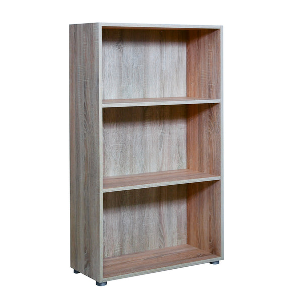 Libreria 3 Ripiani 70x29,8x119 cm in Truciolare Nobilitato Rovere Sonoma sconto