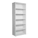 Libreria 6 Ripiani 72,3x34,1x177,1 cm in Truciolare Nobilitato Bianca-1