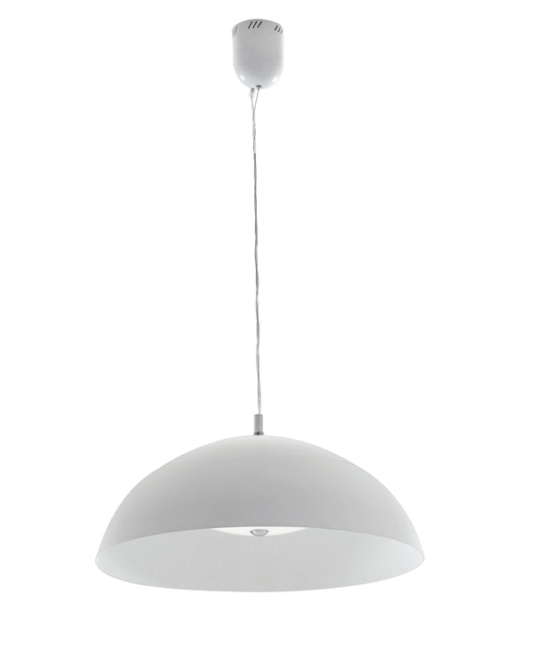 sconto Lampadario a sospensione Bianco Alluminio Doppio Fascio di Luce Led 33 watt Luce Naturale