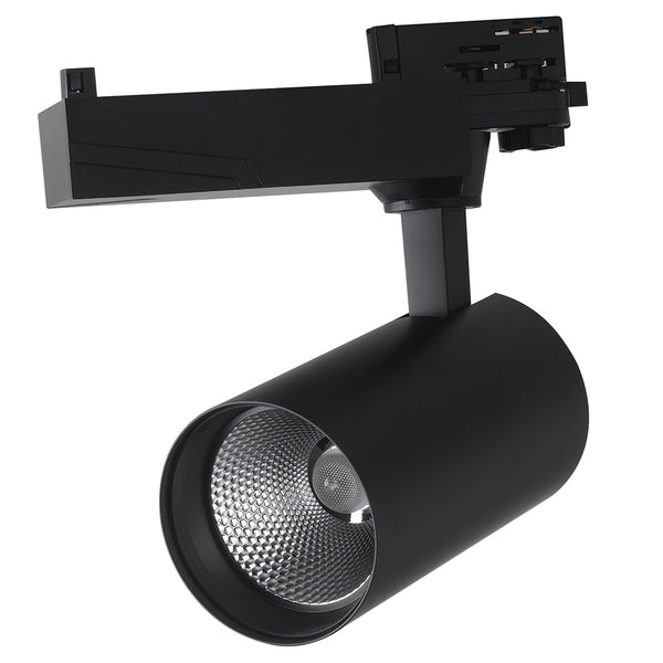 Faretto Binario Nero Goffrato Alluminio Pressofuso Led 40 watt Luce Naturale acquista