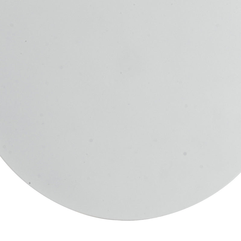 Applique Moderna Tonda Metallo Bianco Lampada da Parete Led 5,5 watt Luce Naturale Ambiente LED-ECLISSE/AP20-2