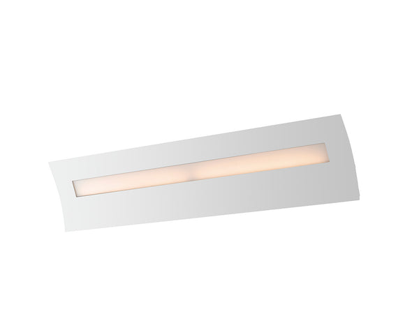 Applique Minimal Lampada Rettangolare Metallo Bianca Led 18 watt Luce Naturale acquista