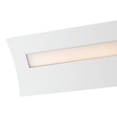 Applique Minimal Lampada Rettangolare Metallo Bianca Led 18 watt Luce Naturale Ambiente LED-HORIZON-AP60-2