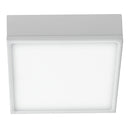 Plafoniera Alluminio Bianco Goffrato Quadrato Incasso Cartongesso Led 22 watt Luce Naturale Intec LED-KLIO-Q17-1