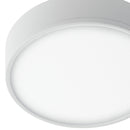 Plafoniera Bianco Goffrato Alluminio Tondo Cartongesso Led 36 watt Luce Naturale Intec LED-KLIO-R21-2