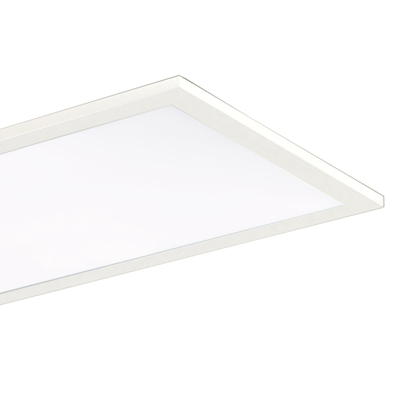 Incasso Controsoffitto Rettangolare Alluminio Bianco Led 40 watt Luce  Naturale