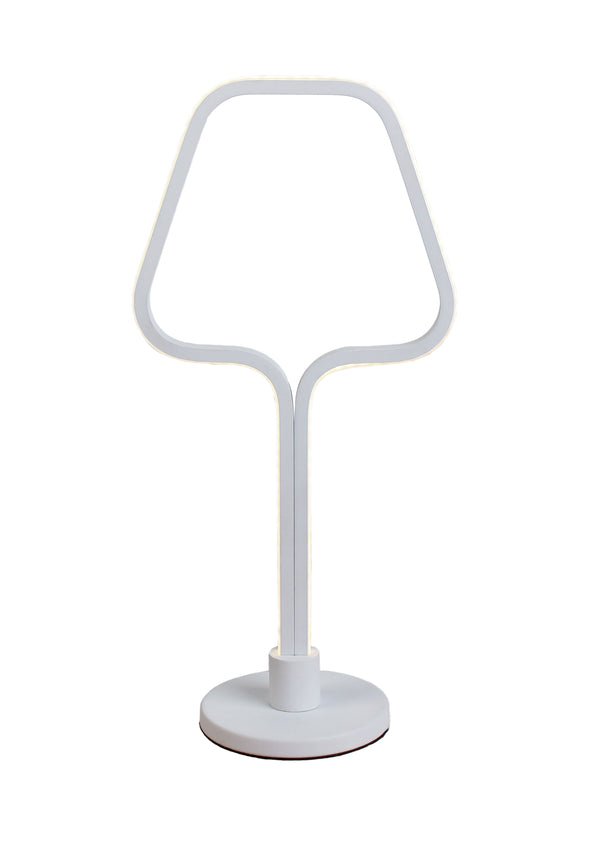 Lampada daTavolo Moderna Bianca Alluminio Profilo Led 70 watt Luce Calda prezzo