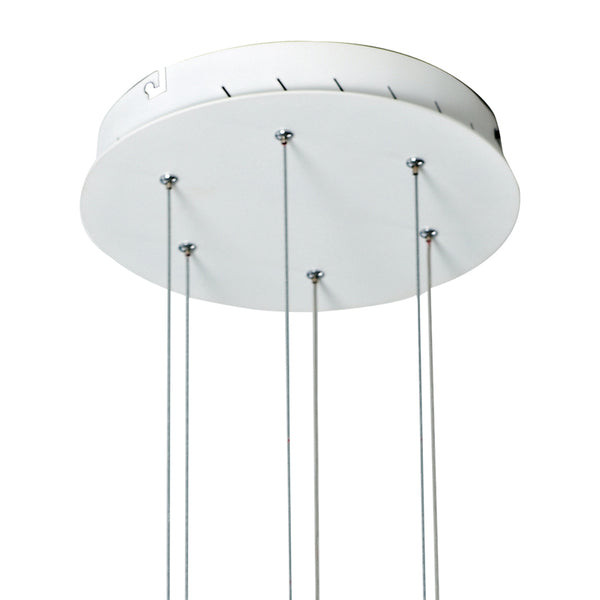 Lampadario Moderno Anello Bianco Alluminio Acrilico Moderno Led 45 watt Luce Naturale online