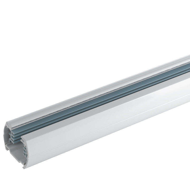 Binario Elettrificato Trifase Alluminio Bianco 1 m Intec LED-TRACK-1M-1