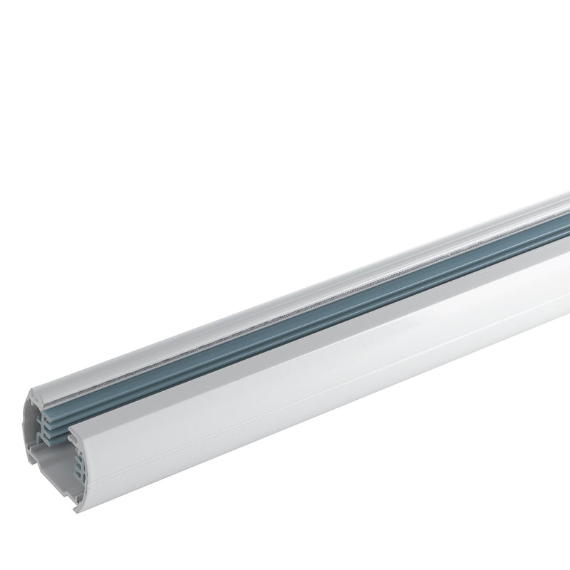 Binario Elettrificato Trifase Alluminio Bianco 3 m Intec LED-TRACK-3M-1