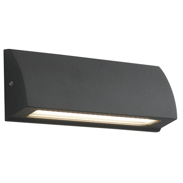 Faretto Segna Passi Parete Alluminio Nero Luce verso Basso Led 6 watt Luce Naturale online