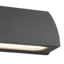 Faretto Segna Passi Parete Alluminio Nero Luce verso Basso Led 6 watt Luce Naturale Intec LED-W-SHELBY-170-3