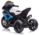 Moto Elettrica per Bambini 12V con Licenza BMW HP4 Sport 3R Blu-3