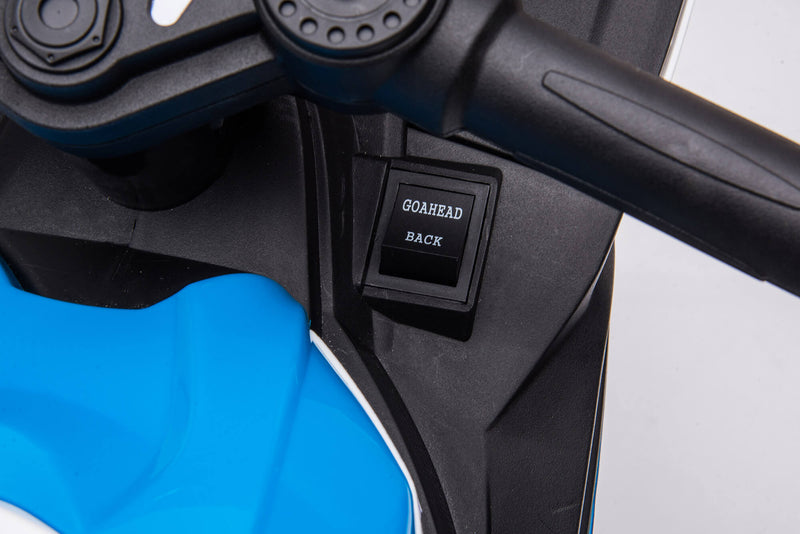 Moto Elettrica per Bambini 12V con Licenza BMW HP4 Sport 3R Blu-8