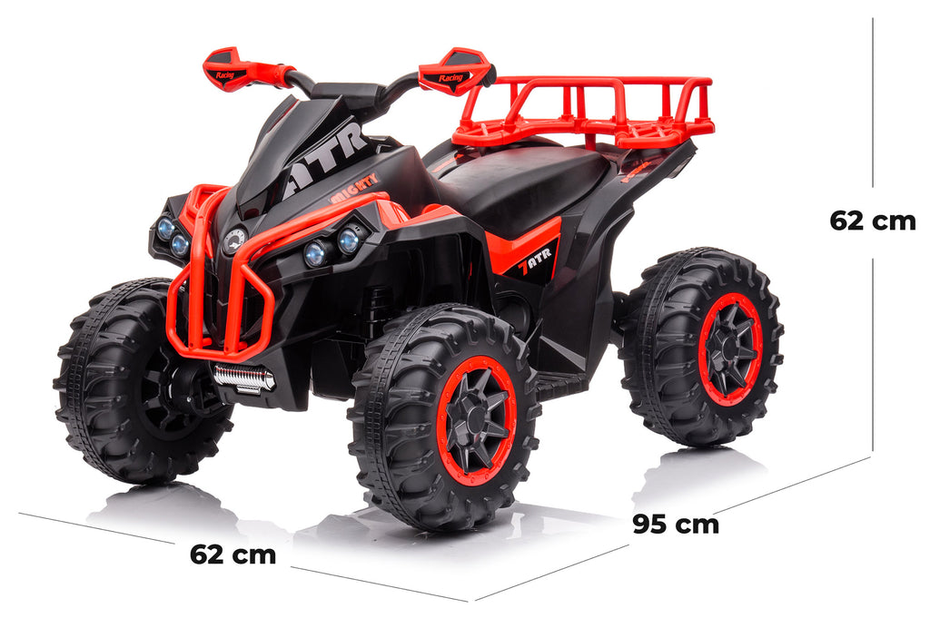 Quad Elettrico per Bambini 12V ATV 1.0 Rosso – acquista su Giordano Shop