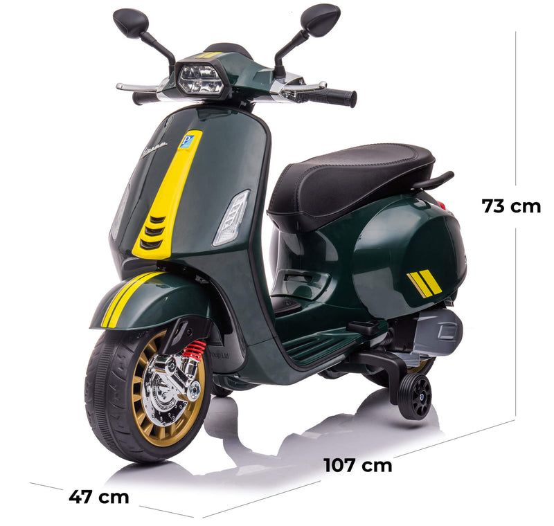 Piaggio Vespa Sprint 12V per Bambini Verde-5