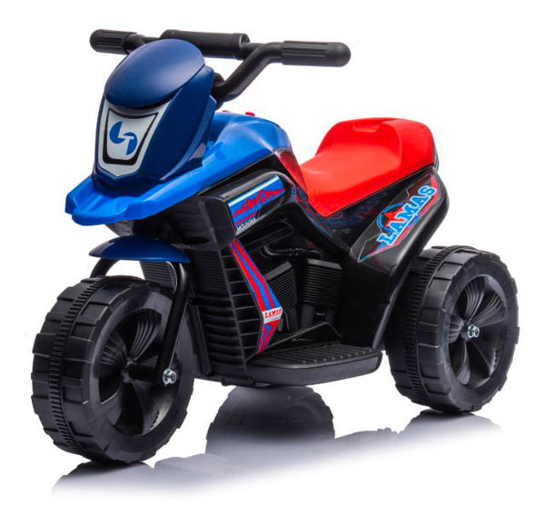 acquista Moto Mini Elettrica per Bambini 6v 3 Ruote Blu