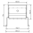 Mobile Lavatoio Sospeso 65,5x50,5x56 cm 2 Ante Montegrappa Novella Dipiù Tortora-6