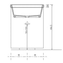 Mobile Lavatoio 65,5x50,5x87 cm 2 Ante Montegrappa Novella Dipiù Antracite-6