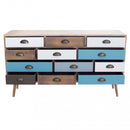 Mobile Jasper 120x36,5x67 h cm in Legno Multicolor-5