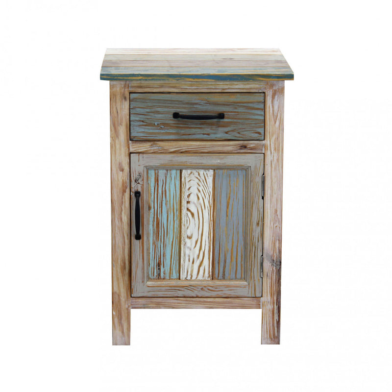 Mobile Reynold 45x40x68 h cm in Legno Multicolor-5