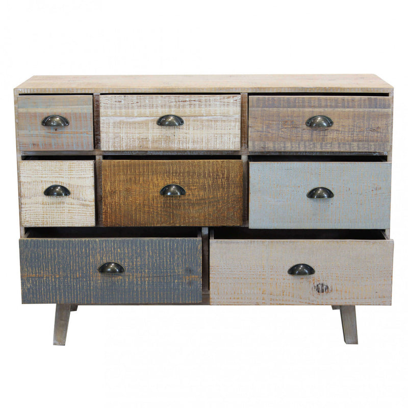 Mobile Donald 125x45x82 h cm in Legno Multicolor-6