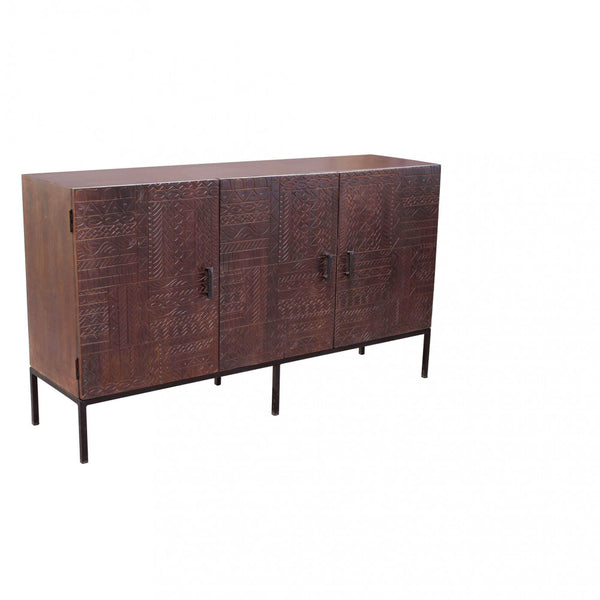 Mobile Elvis 150x40x85 h cm in Legno Marrone online