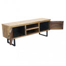 Mobile TV Bevis 160x45x60 h cm in Legno Marrone-2