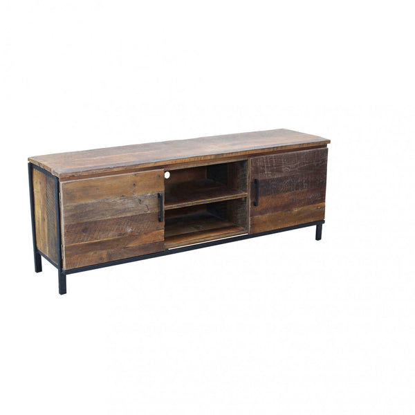 Mobile TV Bridger 150x40x55 h cm in Legno Marrone sconto