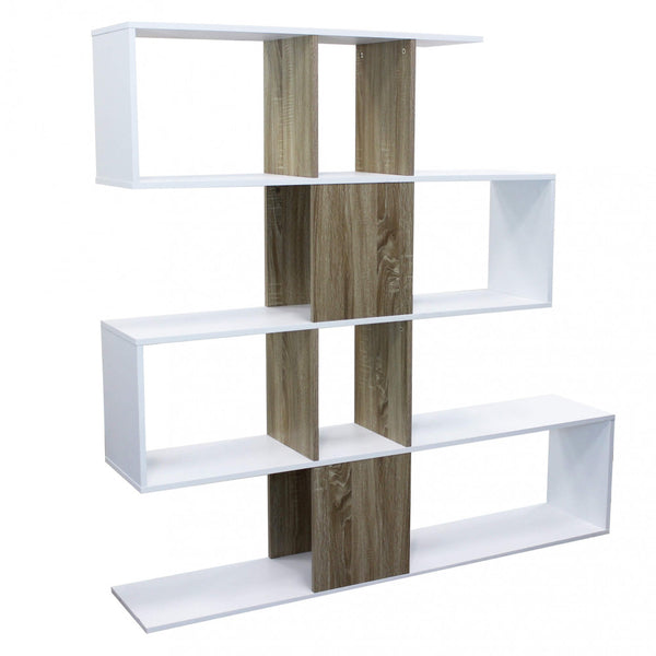 acquista Libreria Adrianne 145x29x145 h cm in Truciolare bilaminato Bianco